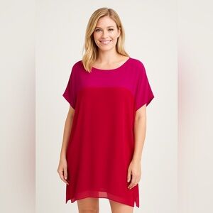 Badgley Mischka Drape Arm Dress Size M